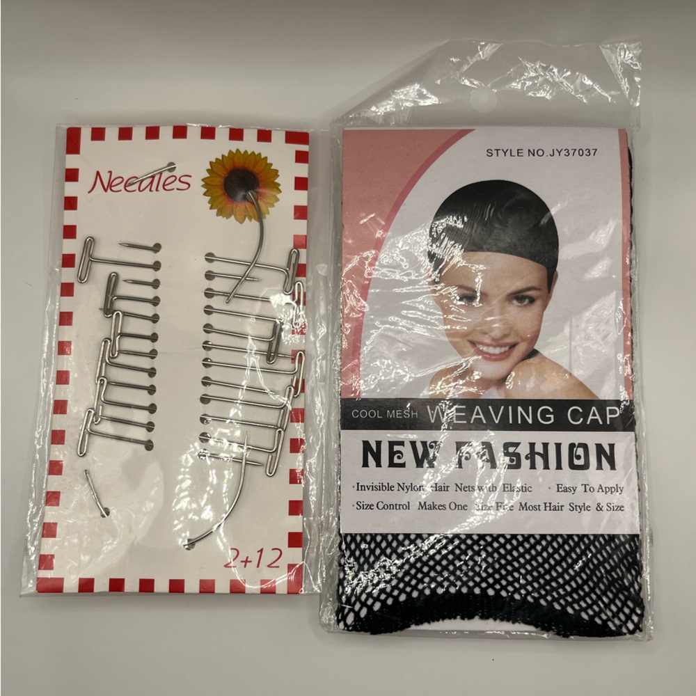 Neene's Hair Weaving Cap and Clips Set